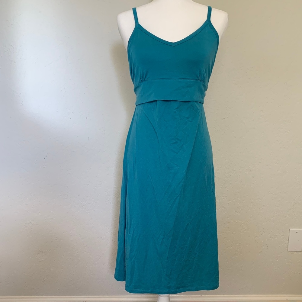 Teal Boob nursing/maternity dress
